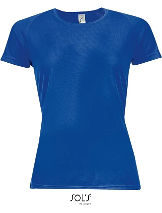 SOL'S Sporty Women Dámske športové tričko s raglánovými rukávmi 25.1159 kráľovská modrá SOL'S Sporty Women Dámske športové tričko s raglánovými rukávmi 25.1159 kráľovská modrá