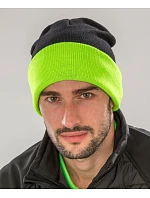 Result Headwear RC 930X Pletená čiapka „Black Compass“ 28.930X čierna/limetková Result Headwear RC 930X Pletená čiapka „Black Compass“ 28.930X čierna/limetková