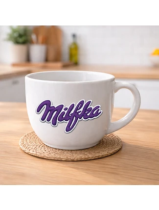 MILFKA - MEGA XXL keramický hrnek 1000 ml