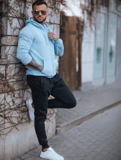FashionStreet pánska modro-čierna tepláková súprava AX0741