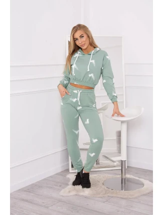 Sada s potlačou pištole tmavo mätová Sada s potlačou pištole tmavo mätová