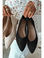 Balerínky Eco Suede Black Lelisa Balerínky Eco Suede Black Lelisa