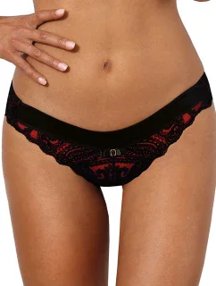 Tangá V-10048 čierna/červená - Axami