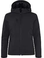 Clique Padded Hooded Softshell Women – Dámska zateplená softshellová bunda s kapucňou 67.0953 čierna