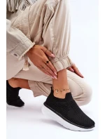 Damskie Wsuwane Buty Sportowe Czarne Ferive