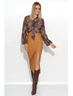 Dámska sukňa M680 - Makadamia Dámska sukňa M680 - Makadamia