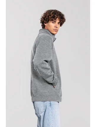 Fruit of the Loom Iconic Premium Sweat Jacket Mikina z hrubej bavlny 16.2290 athletic heather