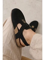 Dámske sandále z prírodného semišu Big Star TT274544 Black Dámske sandále z prírodného semišu Big Star TT274544 Black