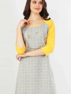 Dámska nočná košeľa s trojštvrťovými rukávmi Smile