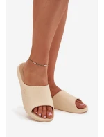 Damskie Klapki 4F 4FMM00FFLIF093A-83S Beżowe
