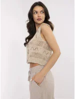 Jumper D93076J90849A béžový