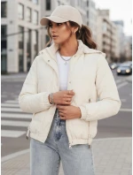 Dámska prechodná prešívaná bunda ZERNI white FashionStreet TY4176 Dámska prechodná prešívaná bunda ZERNI white FashionStreet TY4176