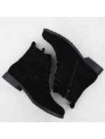 S.Barski W HY51-136 OLI284A semišové čižmy