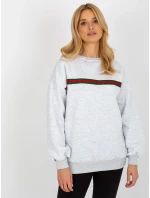 Dámska mikina EM BL 760.01 svetlo šedá - FPrice