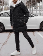 Pánska zimná bunda čierna FashionStreet TX4588