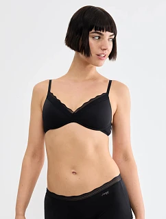 Dámska podprsenka sloggi GO Blush PU Bra Black čierna - SLOGGI