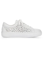 Pohodlné kožené topánky Rieker W RKR641 white