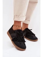 Dámské tenisky s třásněmi Černé Dorivelle