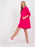 Dámske šaty RV SK 6274.36P Fuchsia - FPrice Dámske šaty RV SK 6274.36P Fuchsia - FPrice
