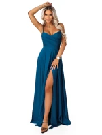 Dámske šaty 646-2 Petrol - Numoco