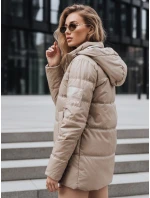 Dámska prešívaná bunda HIMES béžová FashionStreet TY4243