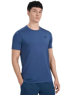 Pánske tričko 4F FNK M1521 denim 4FWAW25TFTSM1521 32S pánske