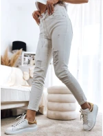 Dámske džínsové nohavice MAYO light beige FashionStreet UY1378