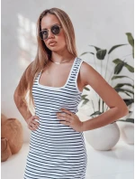 SUMMER LOVE one size maxi šaty bielo-modré FashionStreet EY2611