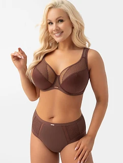 Nohavičky Gorsenia K442/1 Luisse čokoládové S–3XL