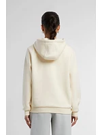 Build your Brand BY 289 Dámska mikina s kapucňou v oversize štýle „Fluffy“ 56.0289 melírovaná sivá