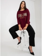 Blúzka VI BZ 2901.49P tmavo fialová