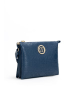 Monnari Tašky Dámska kabelka s jemným vzorom Navy Blue