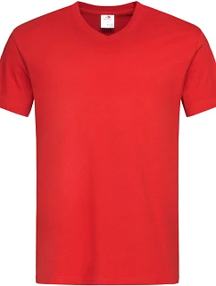 Stedman Classic-T Tričko s výstrihom do V 05.2300 šarlátovo červené
