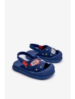 Ľahké detské šľapky s motívom psa Navy Blue Rico Ľahké detské šľapky s motívom psa Navy Blue Rico