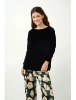 Vamp - Pyžamo s potlačou magnólie 21104 - Vamp