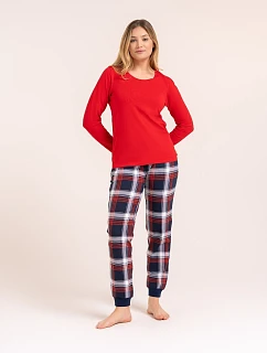 Pyžamo Moraj PDD4300-026 s dlhými rukávmi, veľkosti S–3XL