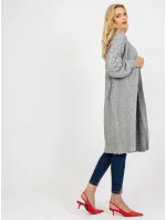 Dámsky sveter LO SW LK 3001 kardigan.82P sivý