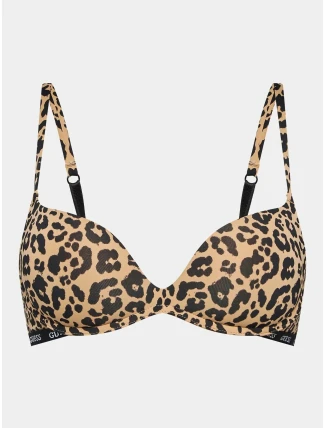 Dámska podprsenka O3YC01KBUT0 - P1CA vzor leopard - Guess Dámska podprsenka O3YC01KBUT0 - P1CA vzor leopard - Guess