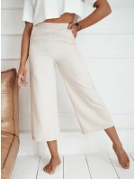 Dámske nohavice culotte PERTH light beige FashionStreet UY1831 Dámske nohavice culotte PERTH light beige FashionStreet UY1831