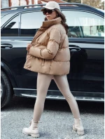 Dámska prešívaná zimná bunda LARO béžová FashionStreet TY4582