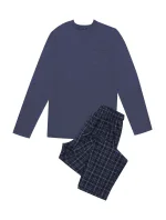 Pánske pyžamo 41913 Herb light blue - HENDERSON