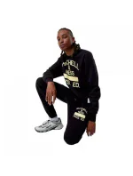 Dizajnové módne tepláky Mitchell & Ness s grafikou M PSWP5533-MNNYYPPPBLCK