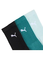 Ponožky Puma Crew, 3 páry, čierne, morská zeleň, svetlo modré, 880355, veľkosť 41 Ponožky Puma Crew, 3 páry, čierne, morská zeleň, svetlo modré, 880355, veľkosť 41