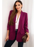 Bunda s chlopňou elegantná slivka Bunda s chlopňou elegantná slivka