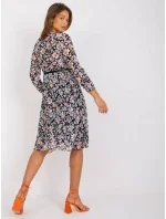 Šaty DHJ SK 10536A 1.80 čiernobielych