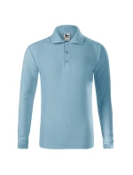 Detská polokošeľa Pique Polo LS sky blue