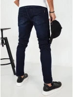 Pánske tmavomodré džínsové nohavice FashionStreet UX4142
