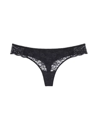 Dámske tangá Amourette Hipster String - BLACK - black 0004 - TRIUMPH