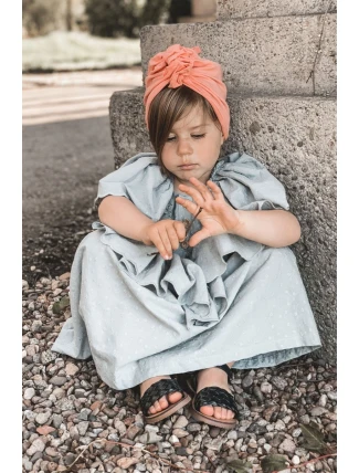 Dziecięce Sandały Z Plecionką Czarne Bailly