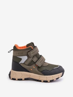 Zateplené snehové topánky Kids Big Star OO374129 Khaki
